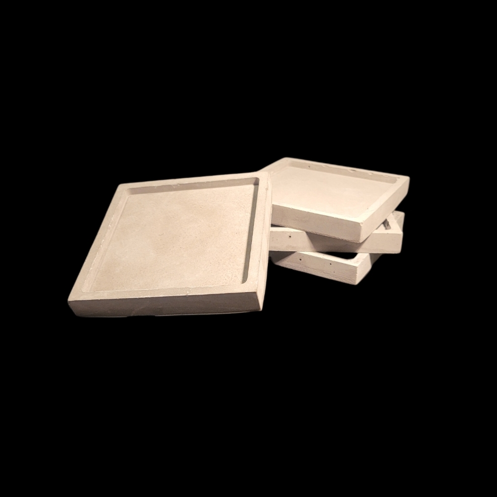Rustic Concrete Coasters